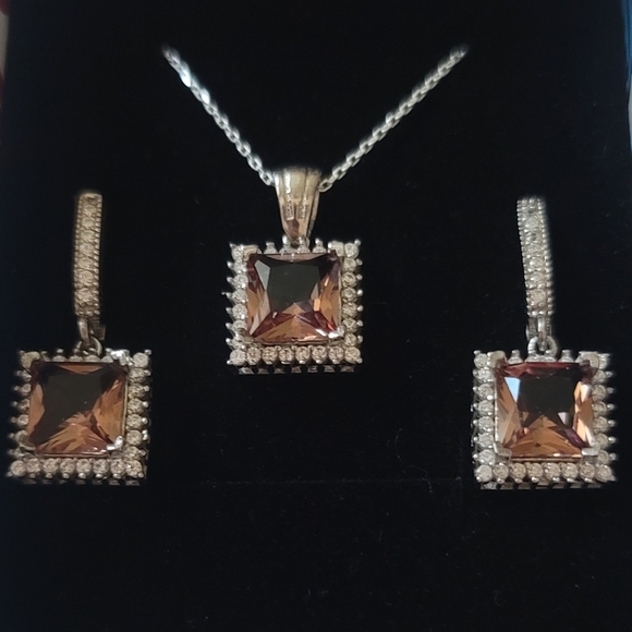 925 Sterling Silver Turkish Zultanite Wedding Jewelry Set  for Women,NEW, - Picture 3 of 10